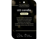 Decoris LED-Außenkerze aus Eisen h6,5 cm grün - afbeelding 2