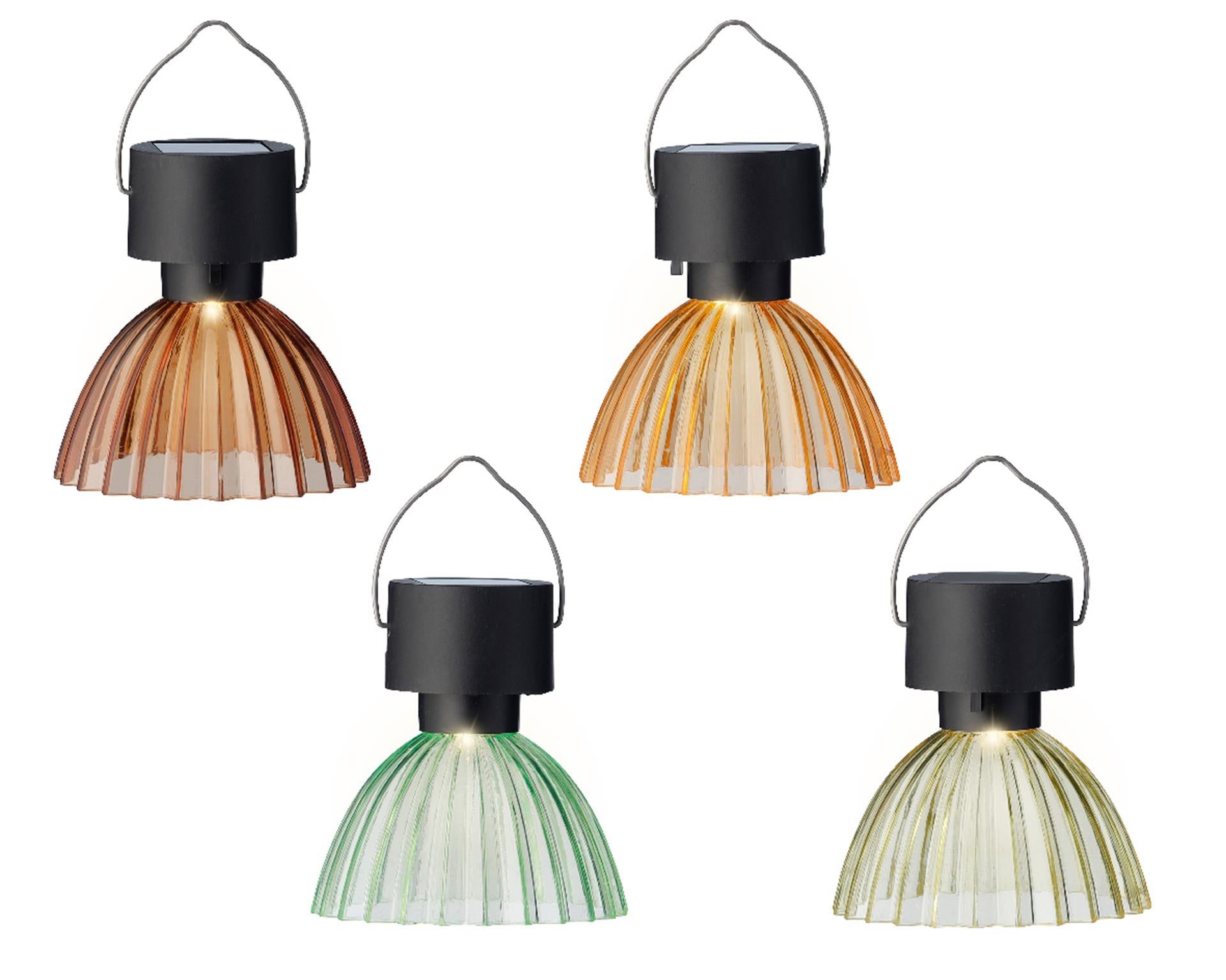 Lumineo Solar-Hängelampe Kunststoff ø8cmx10cm