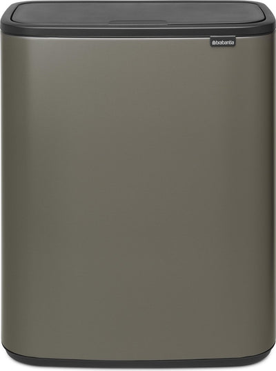 Brabantia Bo Touch Bin Abfallbehälter – 60 Liter – 1 Fach – Platin