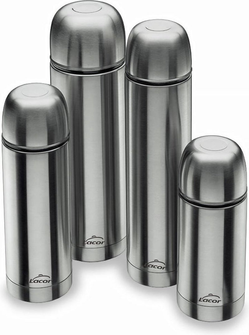 Lacor Isolierflasche -500ml - Edelstahl - doppelwandig