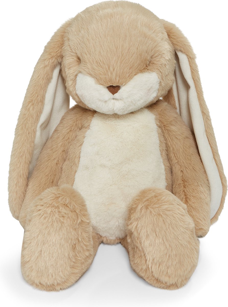 Bunnies by the Bay Floppy Knabberkaninchen – Stofftier – Kuscheltier für Kinder – gestickte Details – Mandel – 52 cm