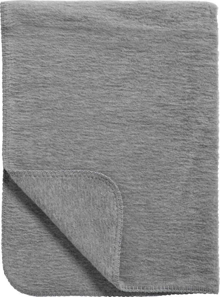Meyco Baby-Uni-Kinderbettdecke – gewebt – grau – 75 x 100 cm – 1,0 Tog