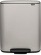 Brabantia Bo Abfallbehälter – 60 Liter – 1 Fach – weiches Grau