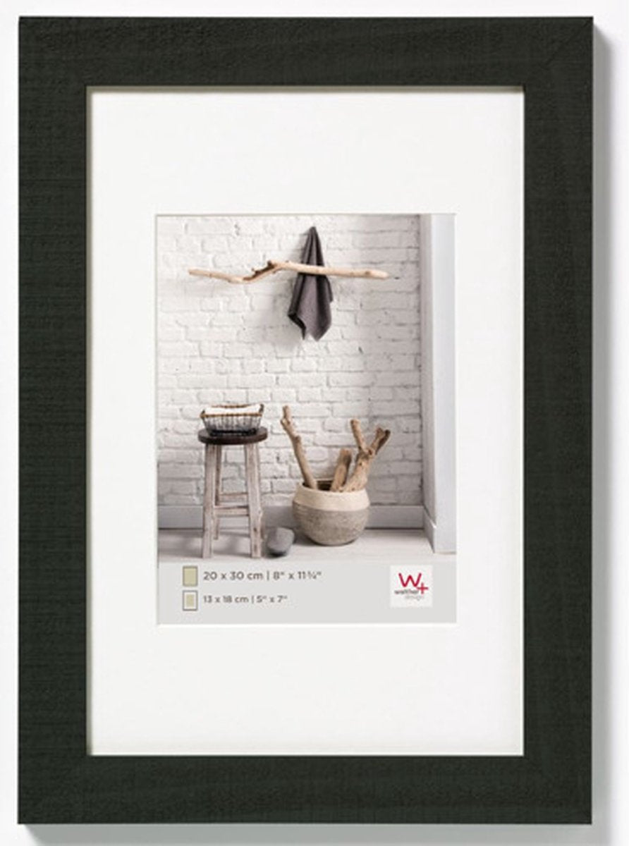 Walther Home - Holzrahmen - Fotogröße 30x40 cm - Schwarz