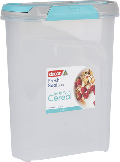 Decor Décor Fresh Verschlussklammern zum einfachen Ausgießen von Müsli – 5 l