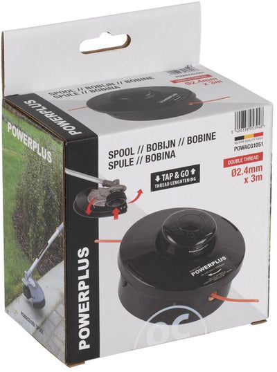 Powerplus powacg1051 Spule – Spule für Rasentrimmer und Freischneider – 60476-60478-xg3012-xg3016-xg3023-xg3025-xg30