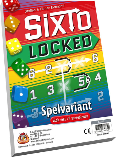 White Goblin-Spiele Sixto Locked – Kartenspiel