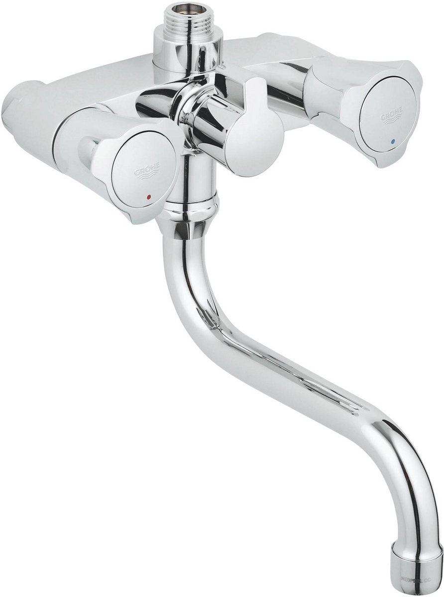 Grohe Costa L Duscharmatur – 12 cm – mit Umsteller – ohne Kupplungen – Chrom