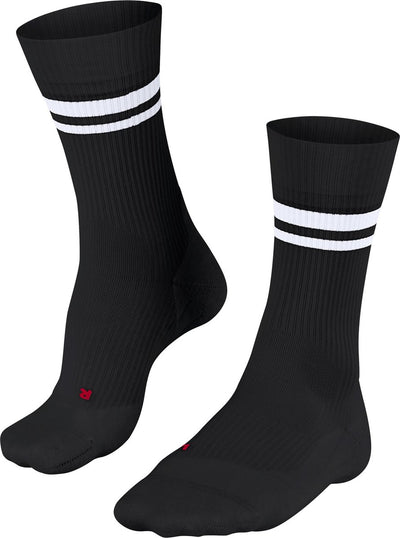 Falke te4 klassische Tennissocken Anti-Blasen, leicht gepolsterte Baumwoll-Sportsocken Herren schwarz – Größe 39-41