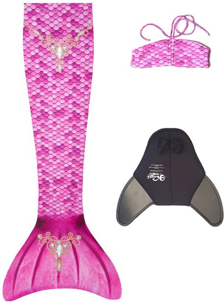 Kuaki Meerjungfrauenschwanz – Set Prinzessin – XS – 8 Jahre