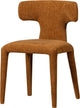 Woood Permit Esszimmerstuhl – gewebter Stoff – Zimtorange – 78 x 52 x 53 cm