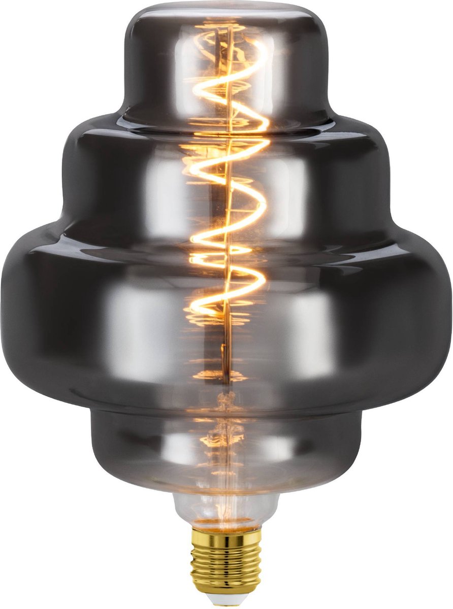 Eglo LED-Lampe - E27 - ø 20 cm - Rauchglas - 2000k - dimmbar