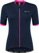 Rogelli Essential Radsportshirt – kurze Ärmel – Damen – Grün, Rosa – Größe M