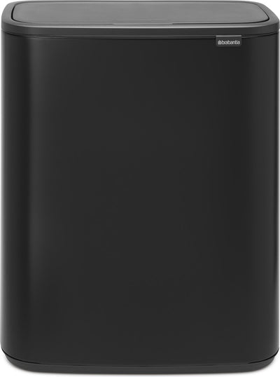 Brabantia Bo Touch Bin Abfallbehälter – 60 Liter – 1 Fach – mattschwarz