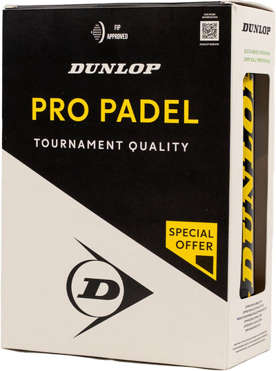 Dunlop - Padelball - Pro Padel 2x3 - Gelb