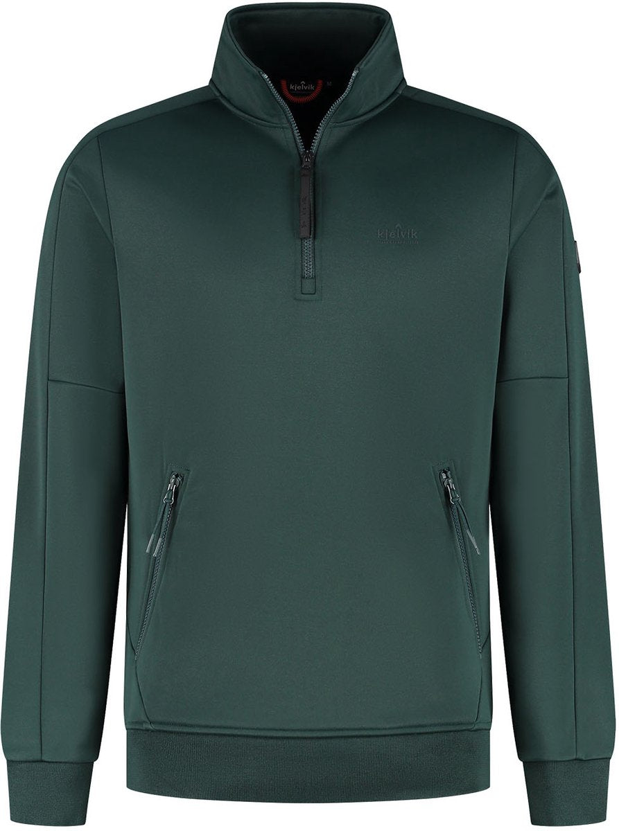 Kjelvik udo Herren-Outdoor-Pullover – Blaugrün