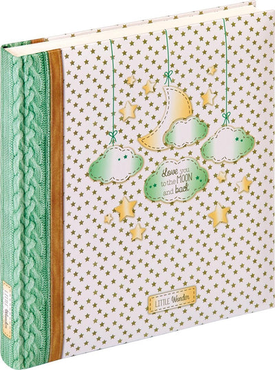 Walther uk-209 Little Wonder - Babyalbum - Größe 28 x 30,5 cm - Cremegrün