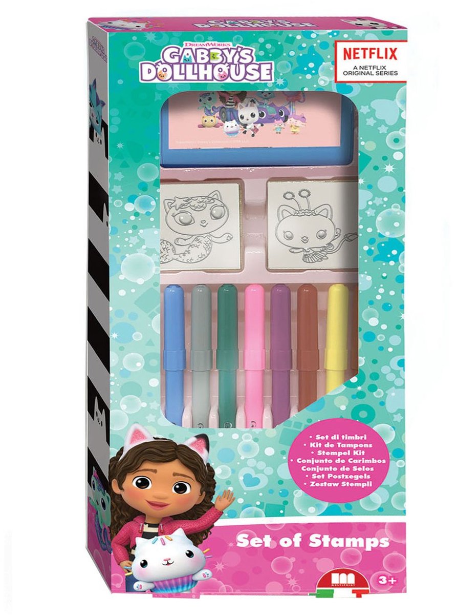 Multiprint Gabby's Dollhouse Stamp Set