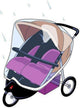 Titan-Baby-Babsana-Regenschutz für Duo-Rider – transparent