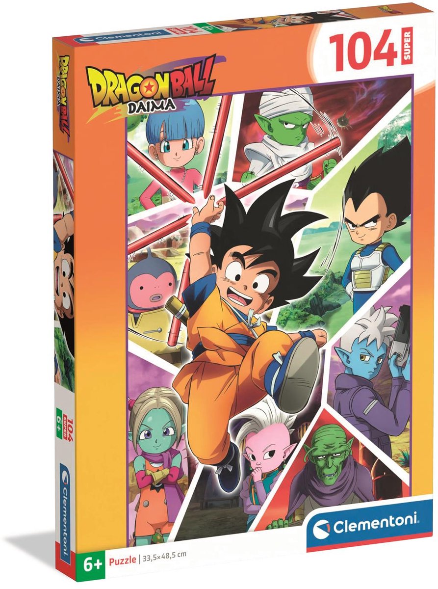 Clementoni - Puzzle - Dragon Ball Daima - Porträt - 104 Teile - Super - ab 6 Jahren