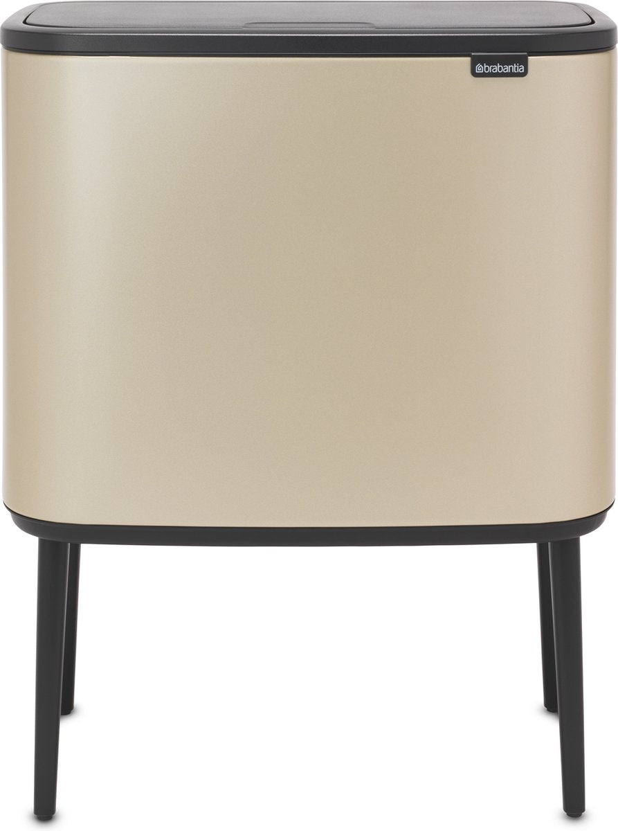 Brabantia Bo Touch Bin Abfallbehälter – 36 Liter – 1 Fach – Metallic-Gold
