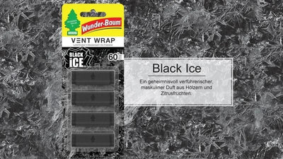 Wunderbaum-Duftbäume, Lufterfrischer, Lüftungsfolie, Lufterfrischer, Lüftungsfolie, schwarz