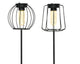 Lumineo LED-Solarlaterne auf Stecker ø13cm