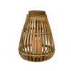 Decoris LED-Laterne Bambus 25x25x27,5cm