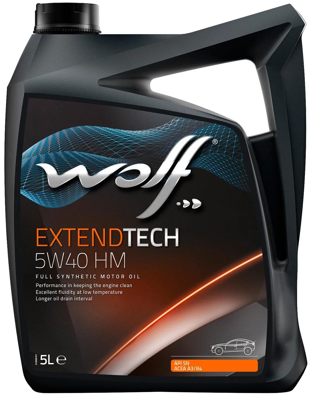 Wolf Motoröl ExtendTech HM. Motoroil 5W40 5L ExtendTech HM