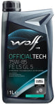 Wolf-Getriebeöl, offizielles Tech-Fe-LS-GL-5-Getriebeöl, 1 l Offt. 75w85 fe ls