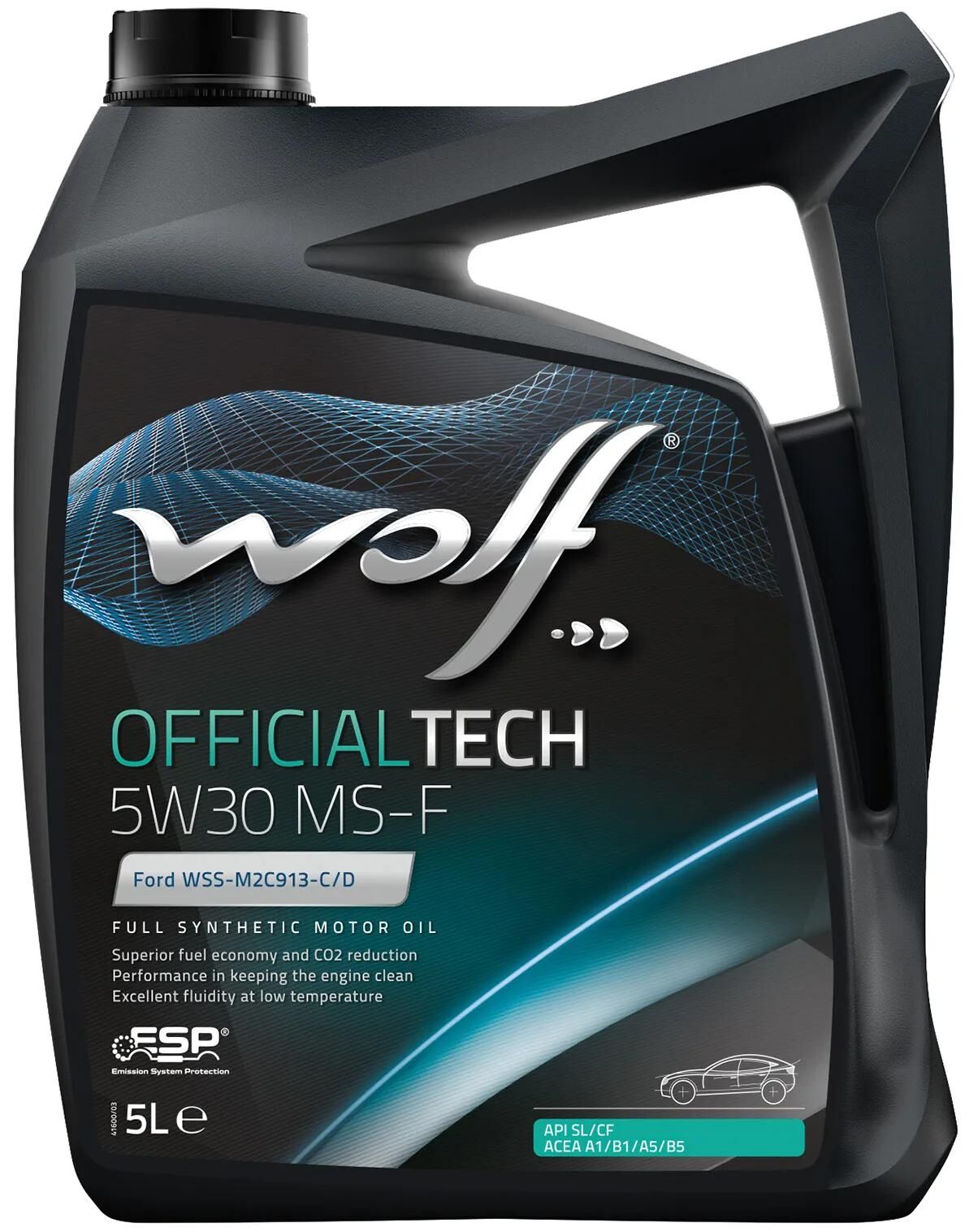 Wolf Motoröl offizielle Tech MS-F. Motoroil 5W30 5L OFF.Tech MS-F.