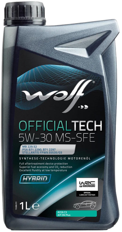 Wolf Motoröl offiziell MS-SFE. Motoroil 5W30 1L OFF.Tech MS-SFE
