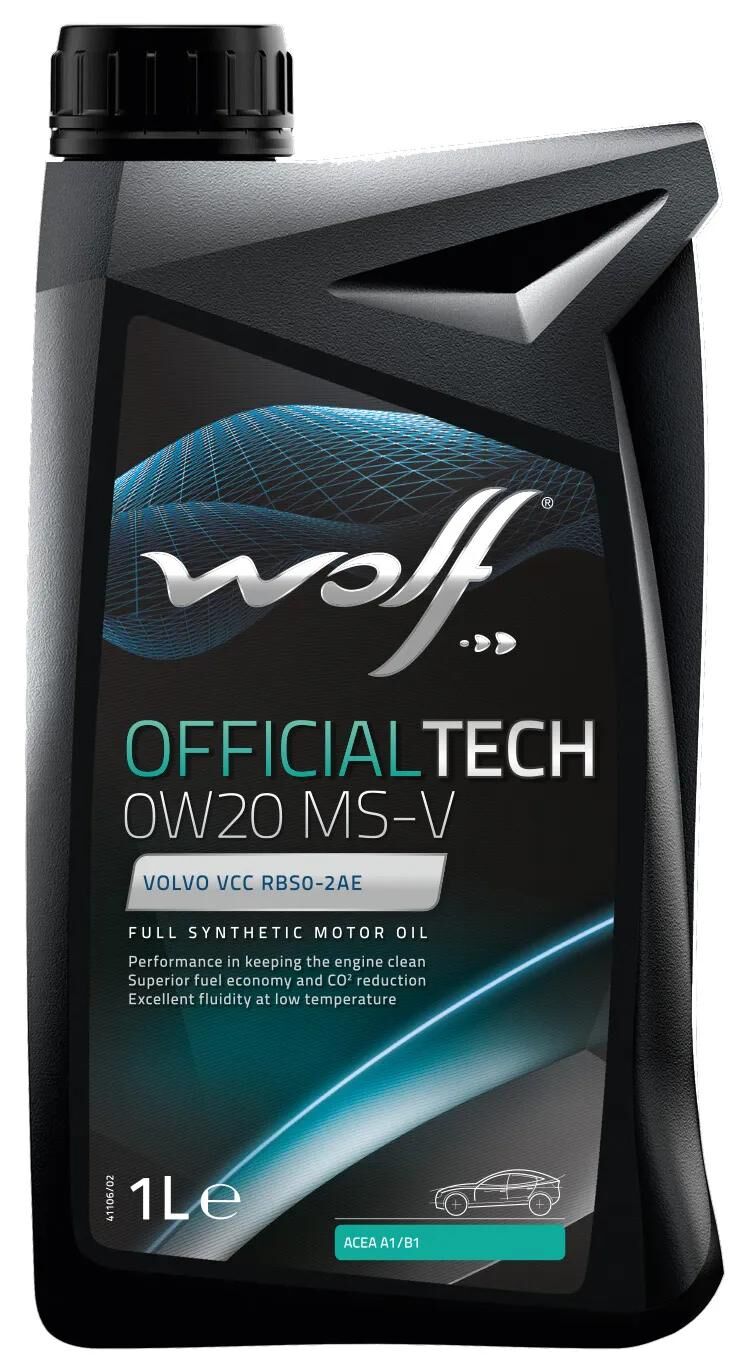 Wolf Motoröl offiziell MS-V. Motoroil 0w20 1l aus.tech ms-v