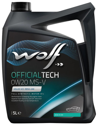 Wolf Motoröl offiziell MS-V. Motoroil 0W20 5L OFF.Tech MS-V