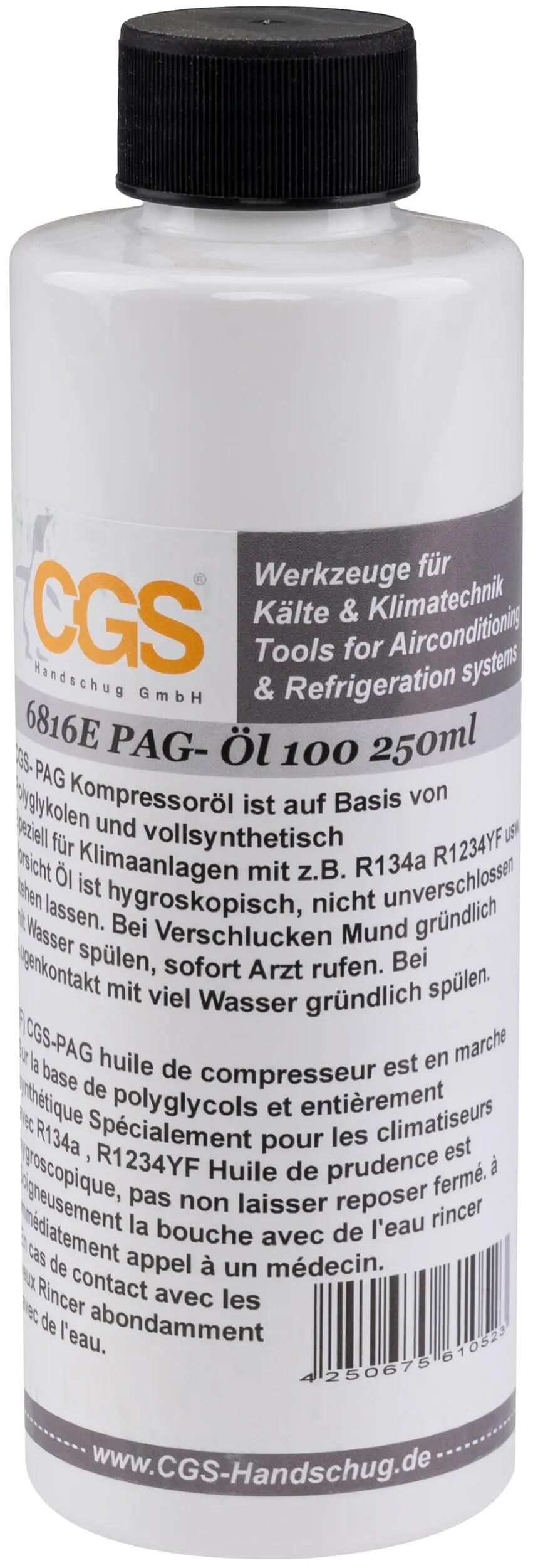 CGS PAG OEL 250 ml ISO100