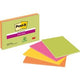 Selbstklebende Haftnotizen, Post-it, 4 x 45 Blatt, 101 x 152 mm, blanko, mehrfarbig