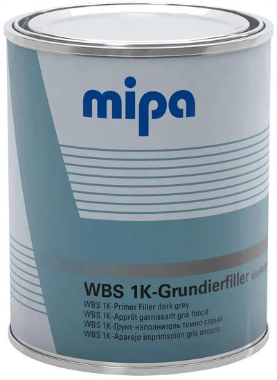 MIPA WBS 1K Primer Füllstoff dunkelgrau