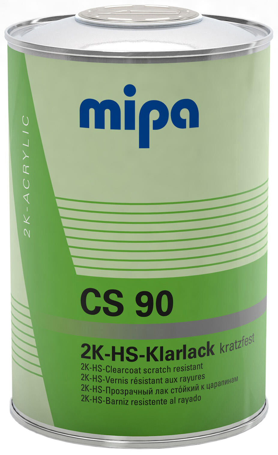 MIPA Blanke -Farbe CS 90 2K HS Clear Paint 1000 ml CS90