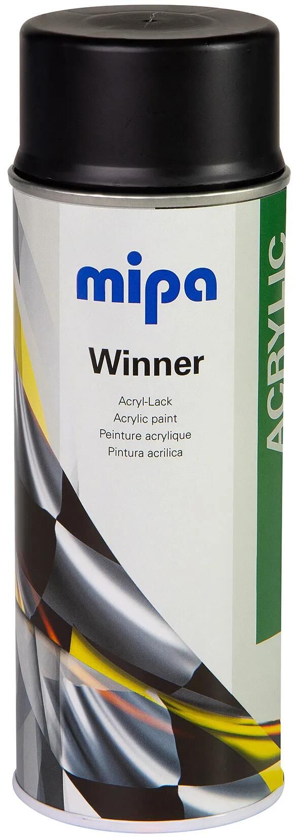 MIPA Acryl Lack Black S.- 400 ml