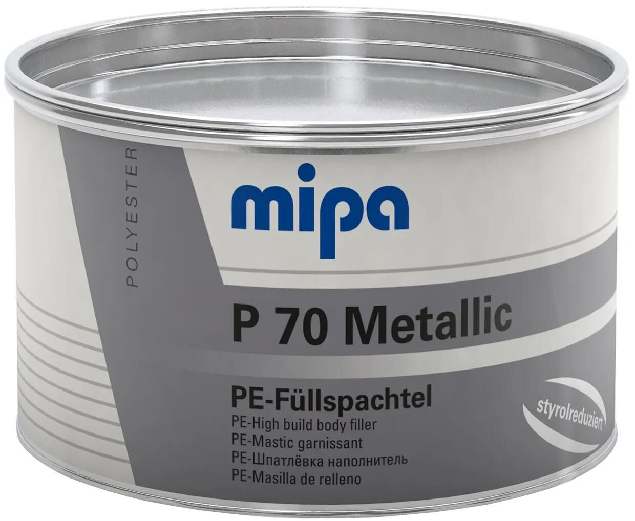 MIPA Füllstoff P70 Metall. Füllung von Putty P70 1 kg