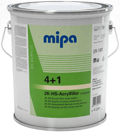 MIPA -Acrylfüller 4+1 HS 4+1 Acrylfilter HS 4L Oxidyellow