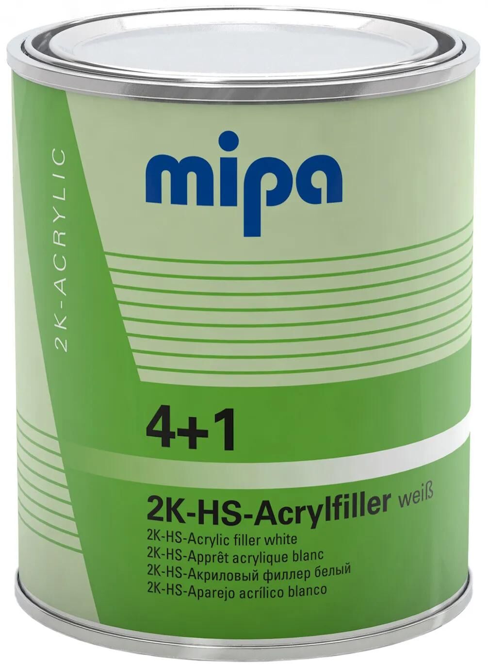 MIPA 4+1 Acrylfilter HS 1L Weiß