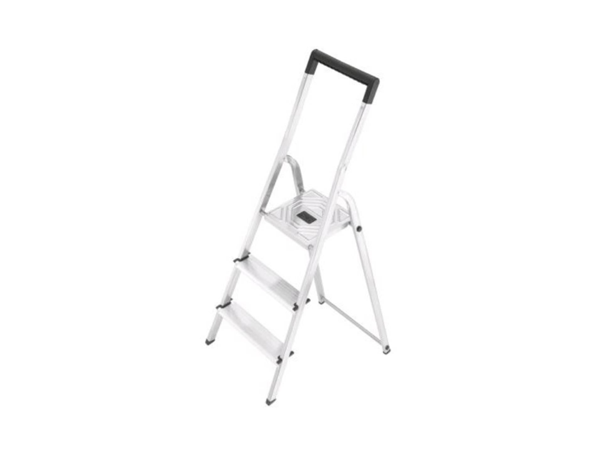Hailo Hailo L40 Aluminium Haushaltstreppe Klustrapk 3 Stufen