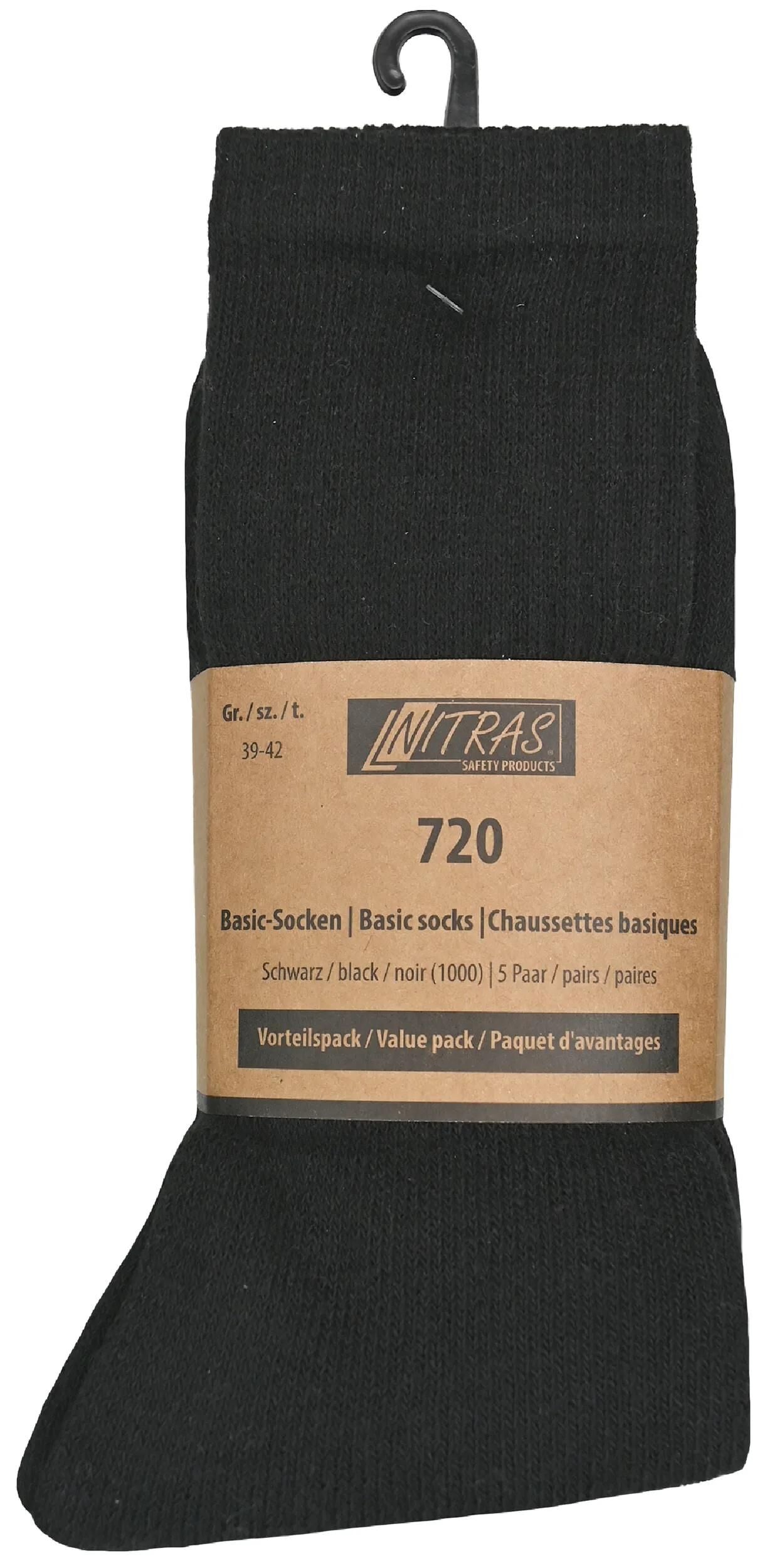 Nitras Safety Basics-Socks Sw Gr.39-42 Nitras 1PK mit 5 Paaren