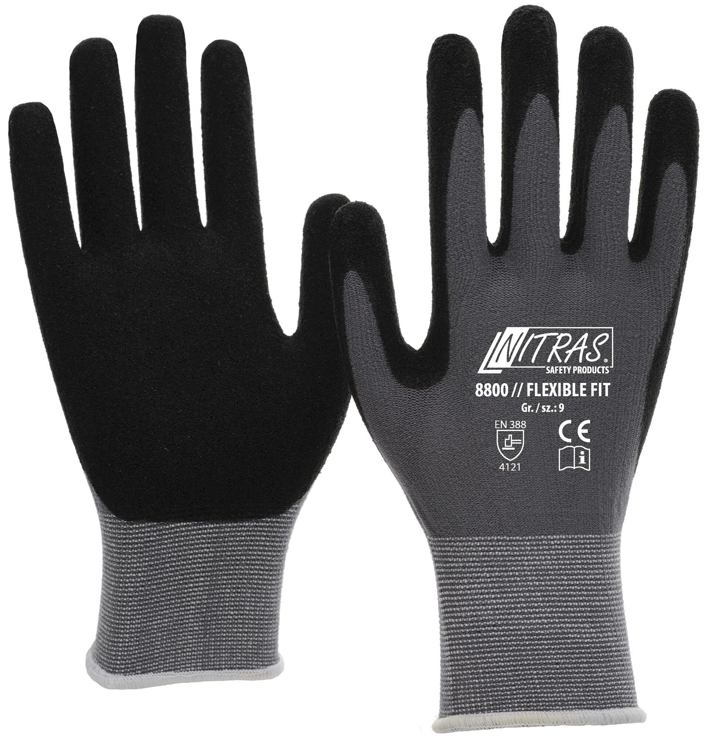 Nitras Safety Nitras Fine Strick Handschuh flexibler Passform