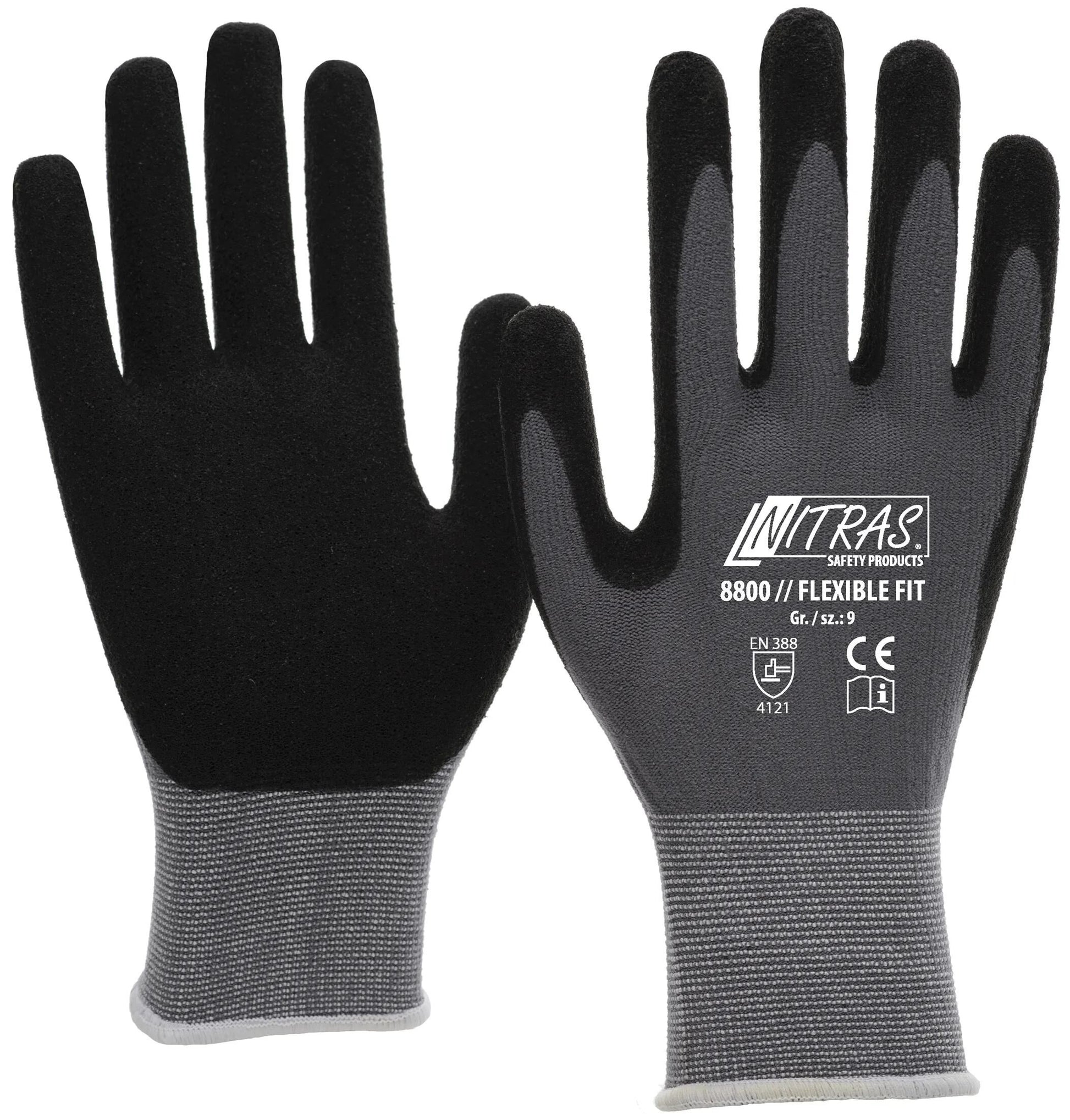 Nitras Safety Nitras Fine Strick Handschuh flexibler Passform