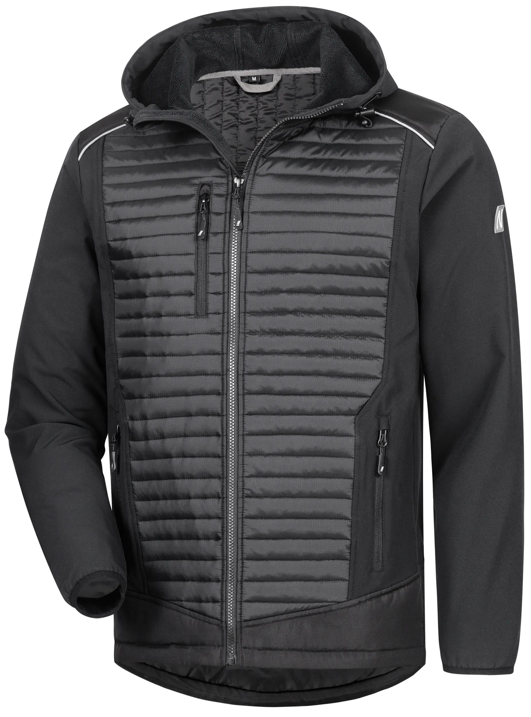 Nitras Sicherheits-Softshelljacke Größe L Motion Tex Plus Schwarz