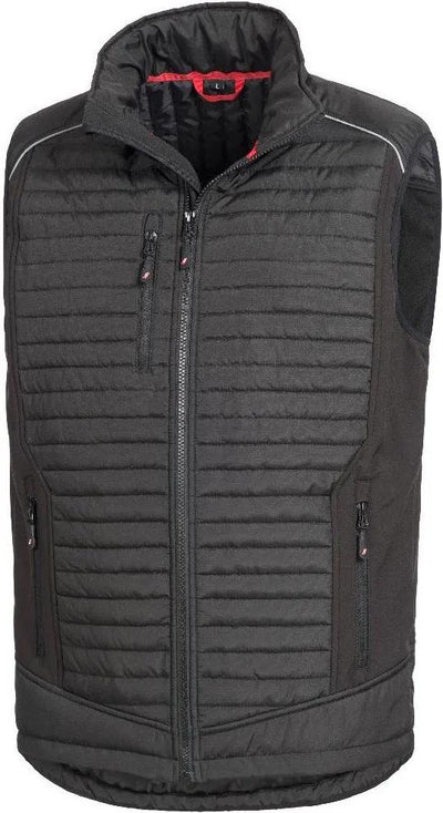 Nitras Sicherheits-Softshellweste Größe XL Motion Tex Plus Schwarz