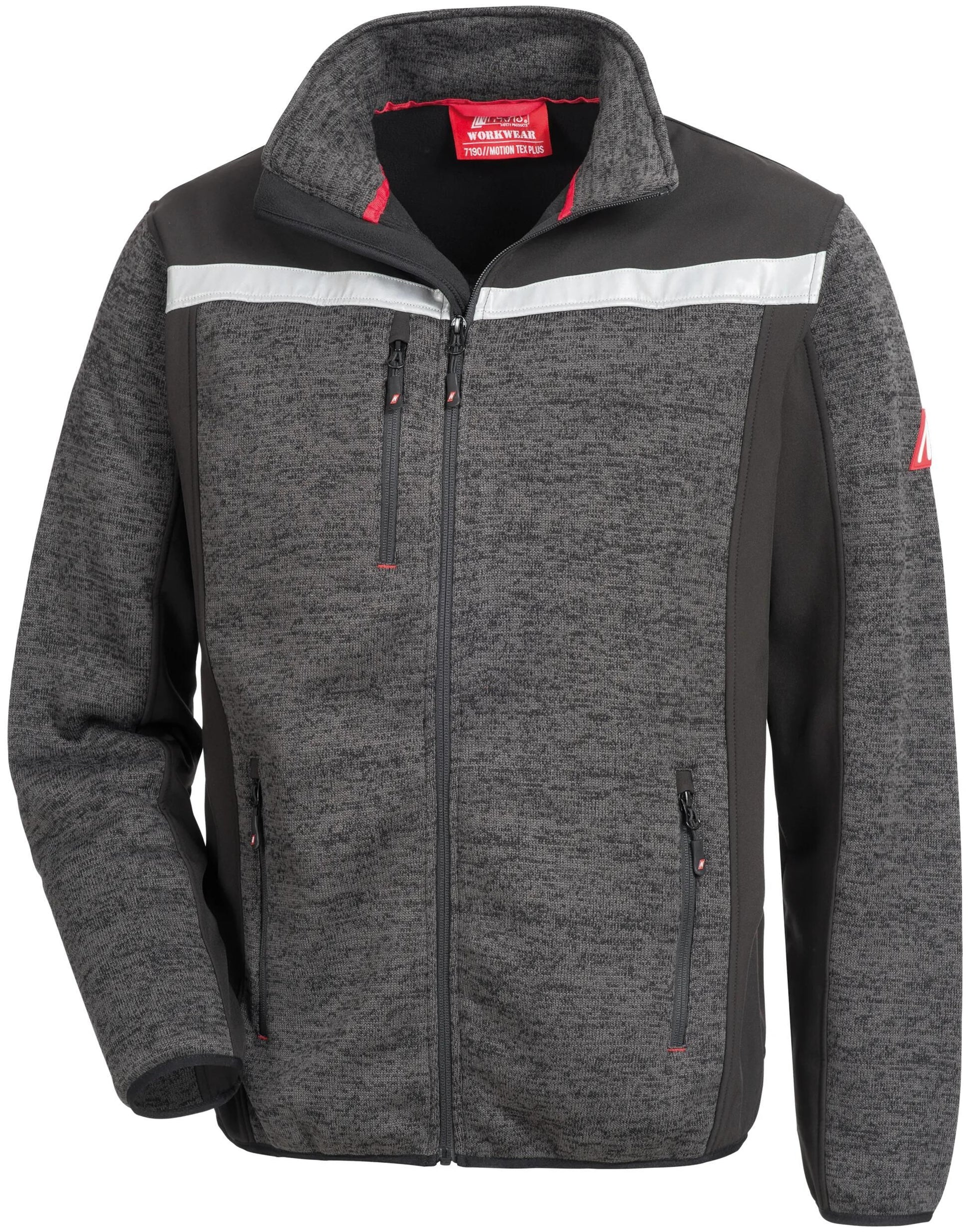 Nitras Safety Strick Softshelljacke. Bewegung Tex Plus schwarz