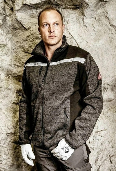 Nitras Safety Strick Softshelljacke. Bewegung Tex Plus schwarz
